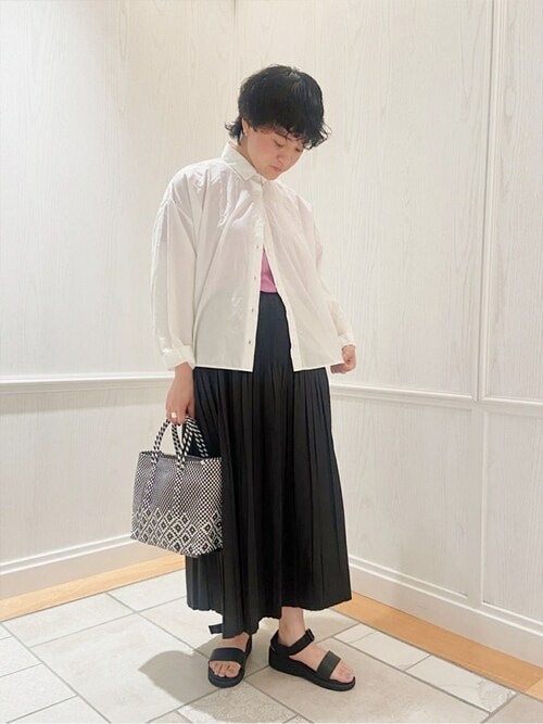 Bshop（ビショップ）の「eunoia | ダブルプリーツスカート WOMEN