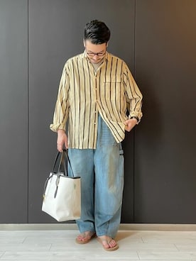 Bshopスタッフさん(メンズ・175cm)の夏コーディネート
