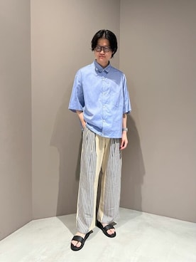 Bshopスタッフさん（メンズ・175cm）の夏コーディネート