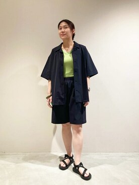 Bshopスタッフさん（レディース・154cm）の夏コーディネート