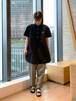 DANTON（ダントン）の「DANTON | コットンリネン 半袖バンド
