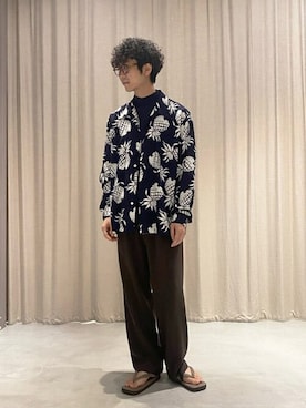 Bshopスタッフさん(メンズ・175cm)の夏コーディネート