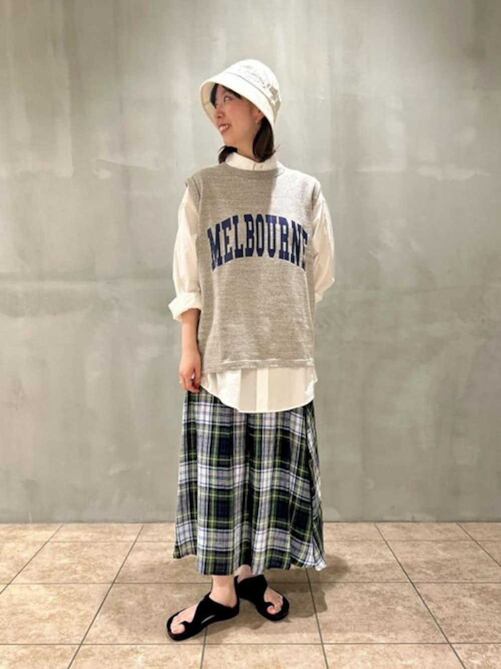 cableami コットンキャンバスディキシーハット Bshop（ビショップ）の「◇【cableami】コットンキャンバス