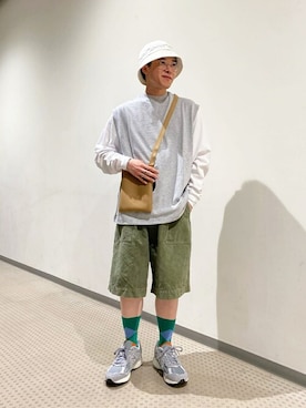 「cableami 」｜Bshopスタッフさん（メンズ・170cm）の夏コーディネート