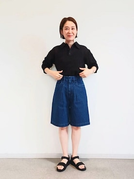 Bshopスタッフさん(レディース・162cm)の夏コーディネート