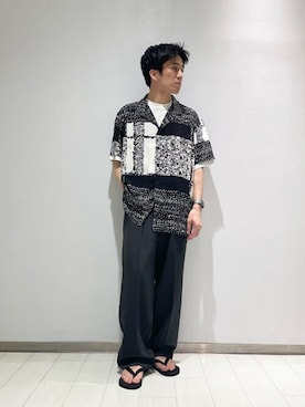 「cellar door」｜Bshopスタッフさん（メンズ・170cm）の夏コーディネート