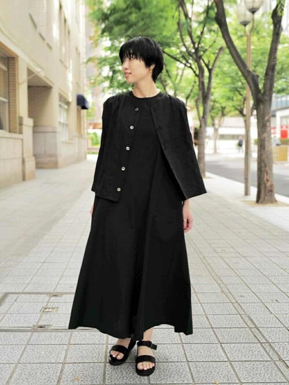 eunoia　ビショップ　ユイノア　ノースリーブワンピース Aライン eunoia ビショップ ユイノア ノースリーブワンピース Aライン