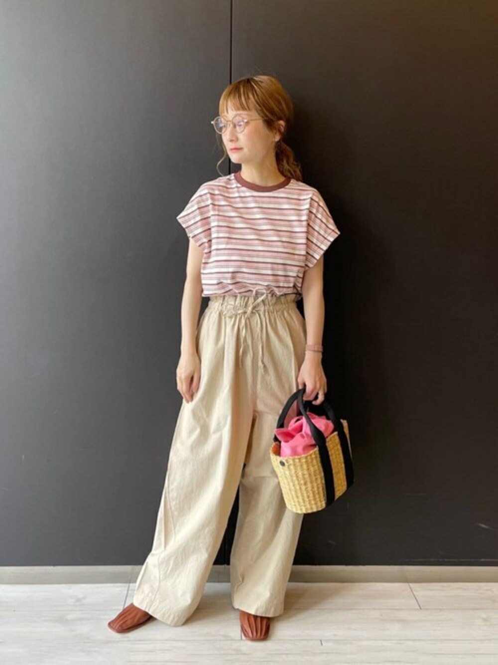 unfil 定価4万⭐︎ シャンブレー ワイドパンツ WOMEN アンフィル UNFIL（アンフィル）の「unfil | シャンブレー ワイドパンツ