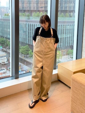 「AURALEE」｜Bshopスタッフさん（レディース・161cm）の夏コーディネート