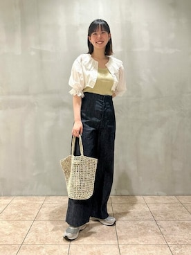 Bshopスタッフさん（レディース・166cm）の夏コーディネート