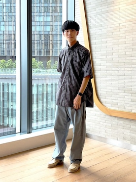Bshopスタッフさん(メンズ・180cm)の夏コーディネート