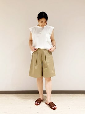 Bshopスタッフさん（レディース・154cm）の夏コーディネート