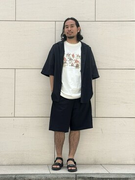 Bshopスタッフさん（メンズ・168cm）の夏コーディネート
