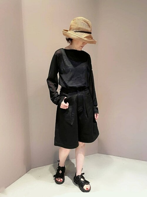FARAH コットンタックワイドショーツ FARAH（ファーラー）の「FARAH | コットン タックワイドショーツ