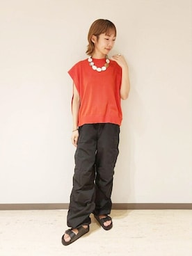 Bshopスタッフさん(レディース・157cm)の夏コーディネート