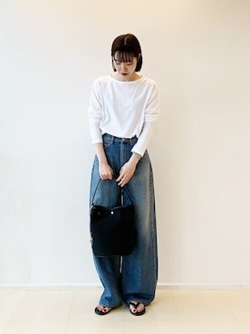 Bshopスタッフさん(レディース・161cm)の秋コーディネート