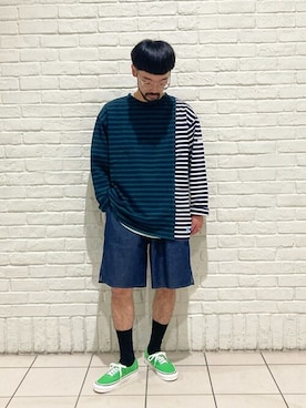 Bshopスタッフさん（メンズ・165cm）の秋コーディネート