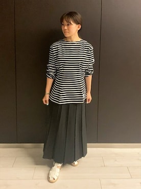 「Paraboot（パラブーツ）のアイテム」を使った、Bshopスタッフさん（レディース・149cm）の秋コーディネート