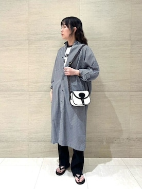 「THE SHINZONE（ザ　シンゾーン）のアイテム（トップス）」を使った、Bshopスタッフさん（レディース・152cm）の秋コーディネート