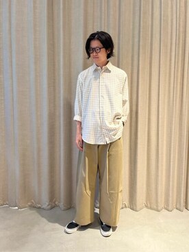 Bshopスタッフさん(メンズ・176cm)の秋コーディネート