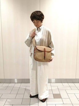 「GALLEGO DESPORTES」｜Bshopスタッフさん（レディース・158cm）の秋コーディネート
