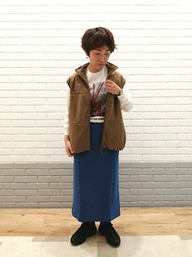 「ワンマイルスタイル」｜Bshopスタッフさん（レディース・158cm）の秋コーディネート