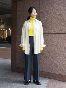 「THE SHINZONE（ザ　シンゾーン）のアイテム（トップス）」を使った、Bshopスタッフさん（レディース・158cm）の秋コーディネート