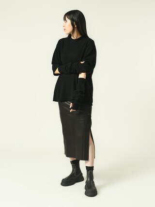 未使用品✨INSCRIRE アームウォーマー プルオーバー フーディ 未使用品✨INSCRIRE アームウォーマー プルオーバー フーディ