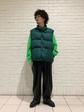 「Paraboot（パラブーツ）のアイテム（その他シューズ）」を使った、Bshopスタッフさん（メンズ・174cm）の秋コーディネート