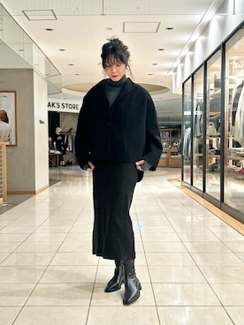 「unfil」｜Bshopスタッフさん（レディース・164cm）の秋コーディネート