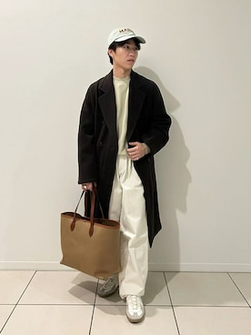 「orcival」｜「アイテム（その他アウター）」を使った、Bshopスタッフさん（メンズ・164cm）の冬コーディネート