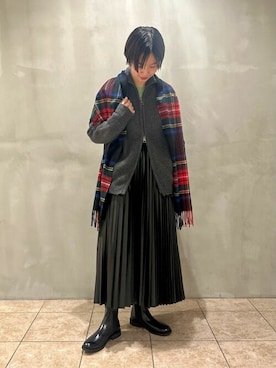 Bshopスタッフさん（レディース・166cm）の冬コーディネート
