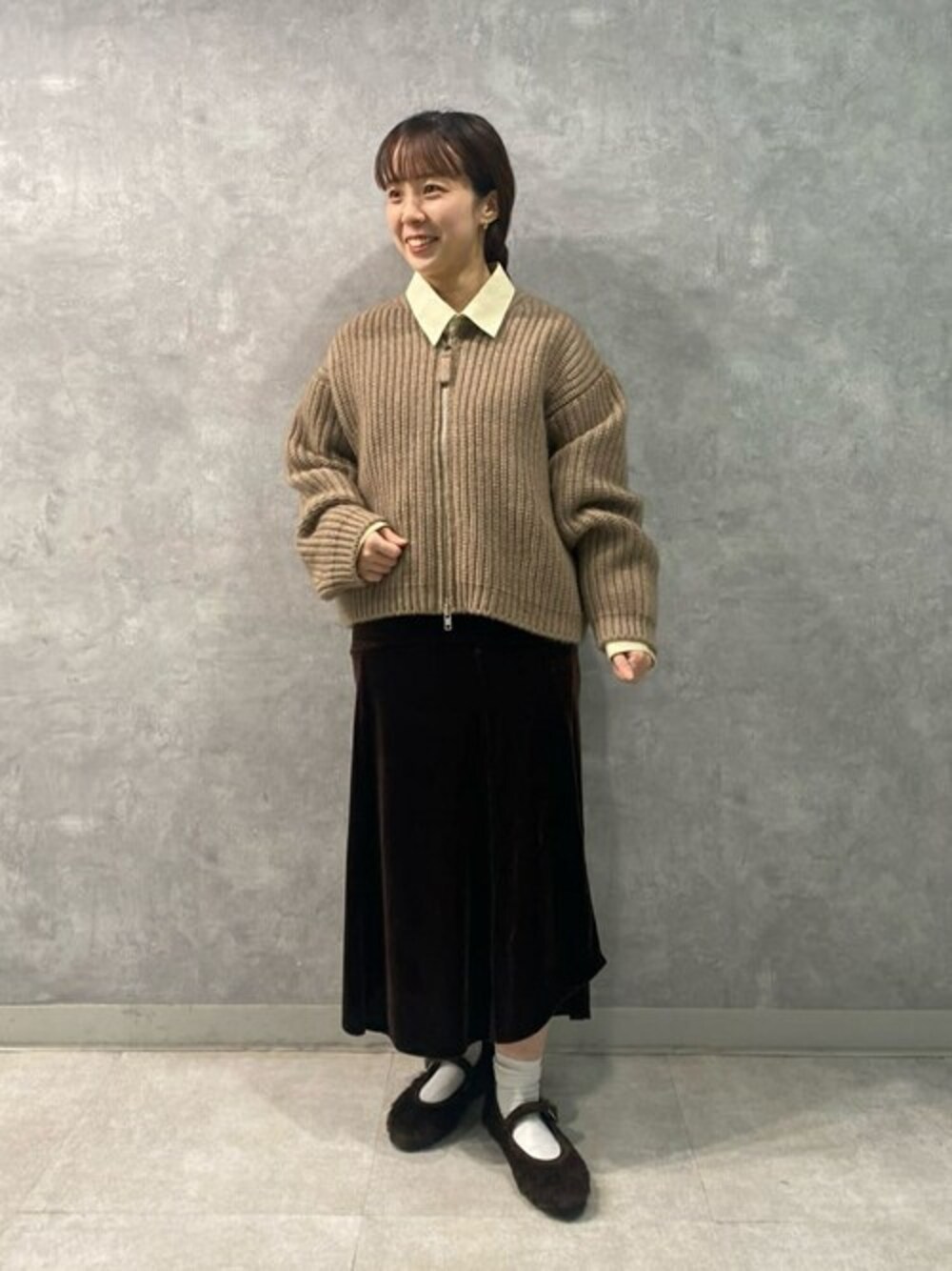 MEYAME(メヤメ)の「MEYAME | 〈別注〉 ベロアスカート WOMEN MEYAME(メヤメ)の「MEYAME | 〈別注〉 ベロアスカート WOMEN