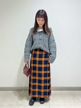 「Blundstone（ブランドストーン）のアイテム」を使った、Bshopスタッフさん（レディース・163cm）の冬コーディネート