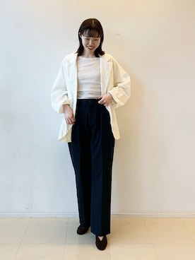「GALLEGO DESPORTES」｜Bshopスタッフさん（レディース・160cm）の冬コーディネート