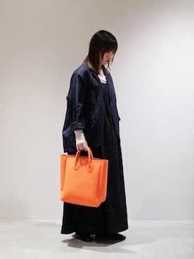 「TICCA（ティッカ）のアイテム」を使った、Bshopスタッフさん（レディース・155cm）の春コーディネート