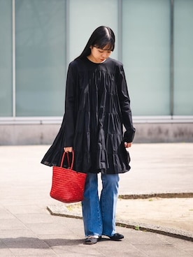 Bshopスタッフさん(レディース・162cm)の春コーディネート