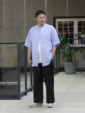 Bshopスタッフさん（メンズ・179cm）の春コーディネート