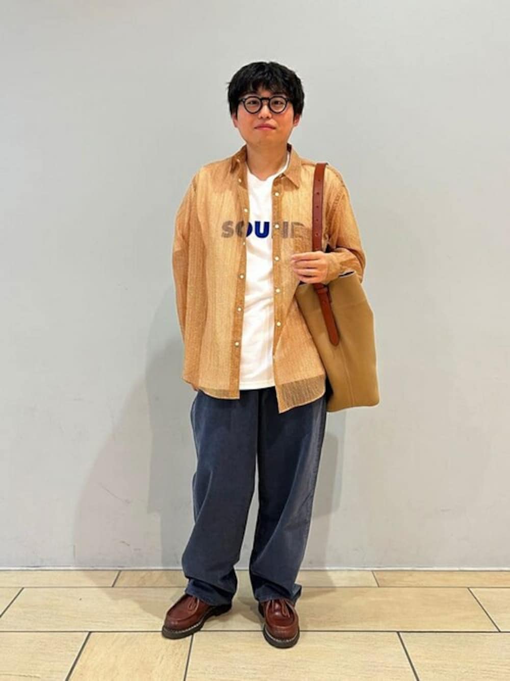 ◆TANSANMAGNESIUM Horn Applique T-Shirt/3色◆ TANGTANG(タンタン)の「TANGTANG | 半袖Tシャツ SOUND MEN(T