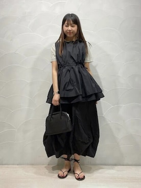 「unfil」｜Bshopスタッフさん（レディース・158cm）の夏コーディネート