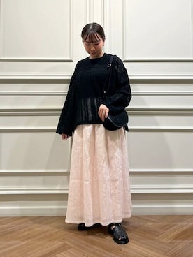 「Paraboot（パラブーツ）のアイテム」を使った、Bshopスタッフさん（レディース・152cm）の夏コーディネート
