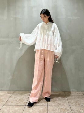 Bshopスタッフさん(レディース・163cm)の夏コーディネート