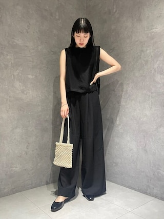 【eunoia】新品未使用タグ付き！黒 ベスト・ジレ　韓国大人気ブランド eunoia | ナイロン ジップベスト WOMEN（その他アウター