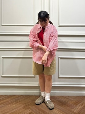 「THE SHINZONE（ザ　シンゾーン）のアイテム（トップス）」を使った、Bshopスタッフさん（レディース・152cm）の夏コーディネート