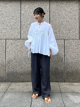 Bshopスタッフさん(レディース・155cm)の夏コーディネート