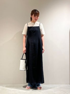 「unfil」｜Bshopスタッフさん（レディース・155cm）の夏コーディネート