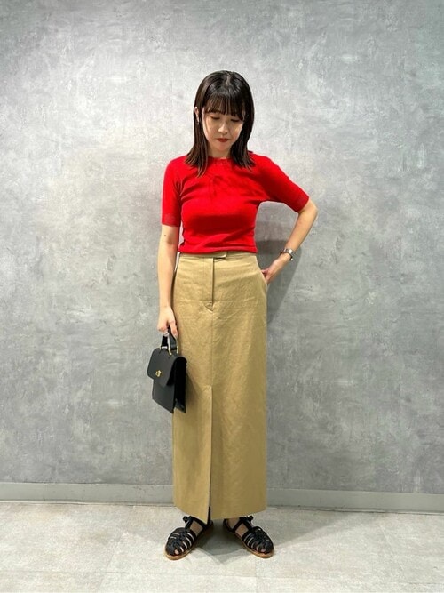 セール】MORRIS & SONS | コットン 半袖ニットTシャツ WOMEN