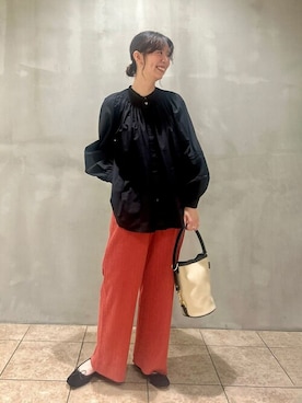 Bshopスタッフさん（レディース・166cm）の夏コーディネート