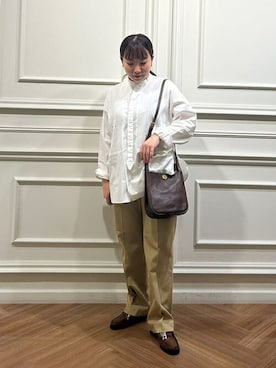 「THE SHINZONE（ザ　シンゾーン）のアイテム（パンツ）」を使った、Bshopスタッフさん（レディース・152cm）の夏コーディネート