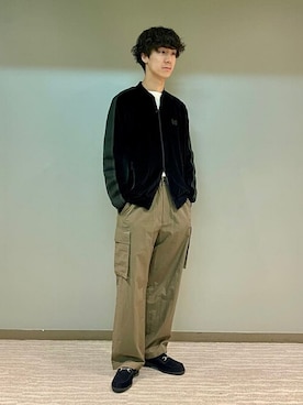 「Morris & Sons」｜Bshopスタッフさん（メンズ・177cm）の秋コーディネート
